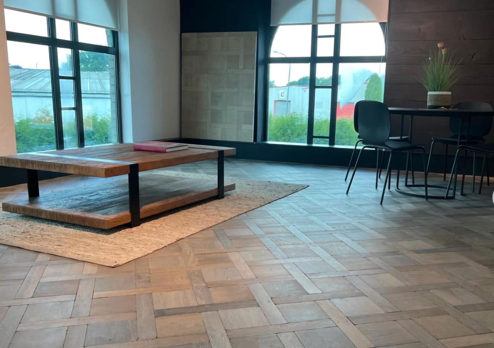 Parquet de diseño Versalles Punta Hungría Chevron